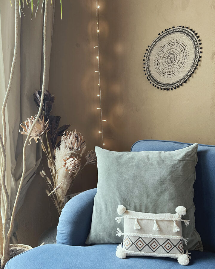 "BOHO" stila dekoratīvs spilvens